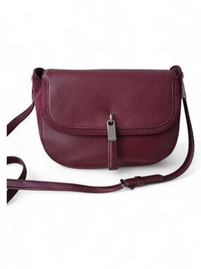 Lauren Ralph Lauren Leather Suede Crossbody Shoulder Bag Retail $248